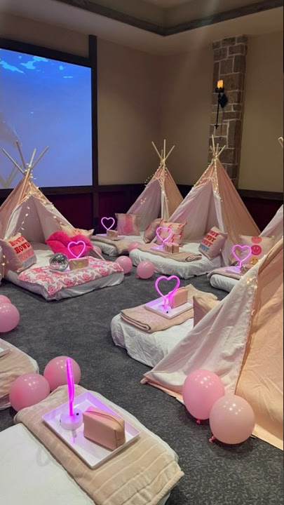 TEEPEE PREPPY SLEEPOVER PARTY