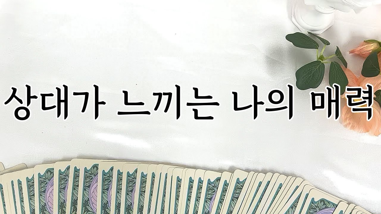 [타로] 상대가 느끼는 나의 매력