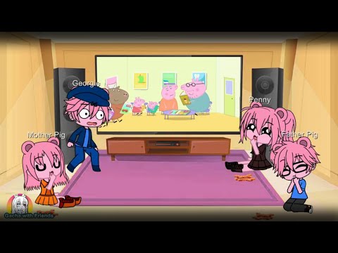 Gacha Club| 🐷 New Piggy skins react| Roblox Piggy Animation| PEPPA PIG TRY NOT TO LAUGH