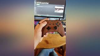 Xbox One Soft Touch Design Custom Gaming Controller -Soft Shell For Comfort Grip - Blue Fl screenshot 3