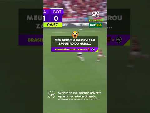 ROSSI DO CÉU... ASSIM VOCÊ MATA OS FLAMENGUISTAS DO CORAÇÃO! 💔😳 | #shorts | ge tv