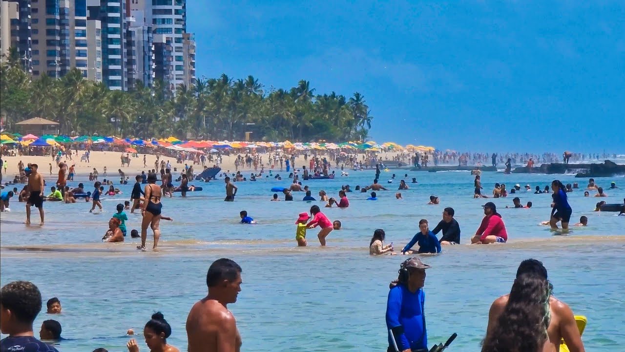 Praia De Boa Viagem Recife Pernambuco Janeiro 2023