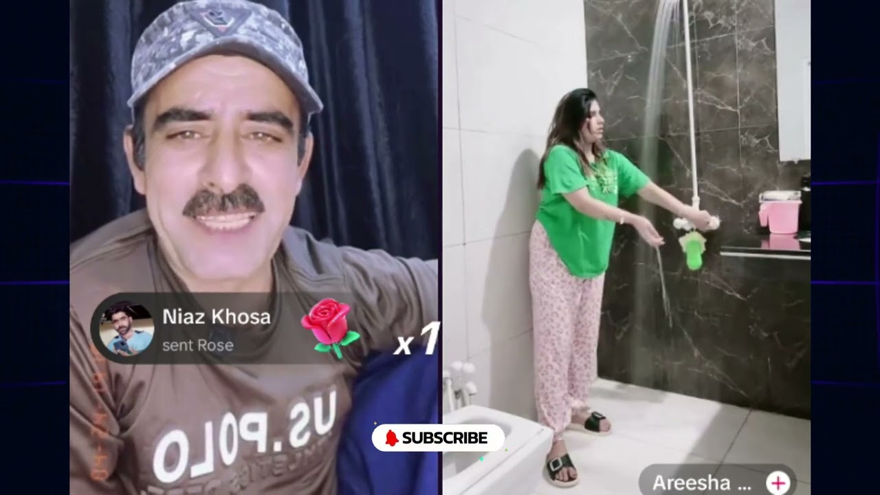 Pardesy VS Areesha Hot Shower TikTok Live 🔥 | Full Punishment Battle 2025 😱 | Viral Live Show
