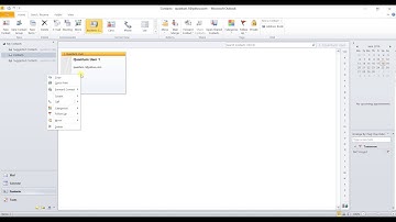 14. Add and Delete Contact in Address Book in Outlook 2010