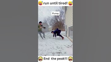 Run until tired but End the peak!!! | #funny #funnyvideo #funnyshorts #shorts #shortvideo #laugh