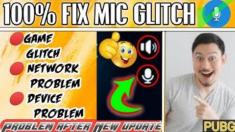 How To Fix Mic Glitch After New Update 1.0 ! 100% Best Trick Ever For Mic Glitch  ! STUD HARSH