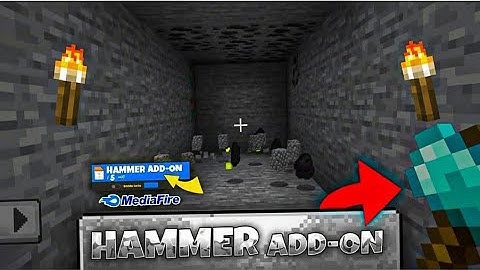 🔥 Mega Hammer Addon for Minecraft PE 1.21+ | OP 3x3 Quick Mining Mod 💎⛏️ | Fast Tunneling Tool 🚀