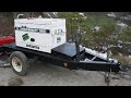 Multiquip whisperwatt 7000 w 120240 v ph 1 60 hz generator diesel trailer mount