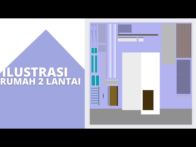 Desain Rumah 2 Lantai Minimalis Menggunakan Canva Android class=