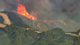 Firefighter injured, evacuations underway as Pleasanton wildfire explodes