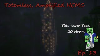 The Giant Jungle Tower | Totemless, Amplified Hardcore Minecraft Ep. 13