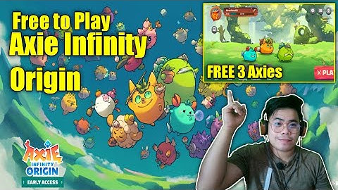 Axie Infinity Origin. Play for Free