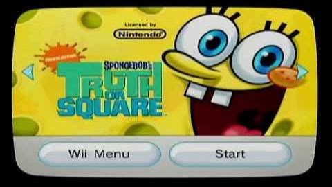 SpongeBob SquarePants Truth or Square 100% Walkthrough Part 1