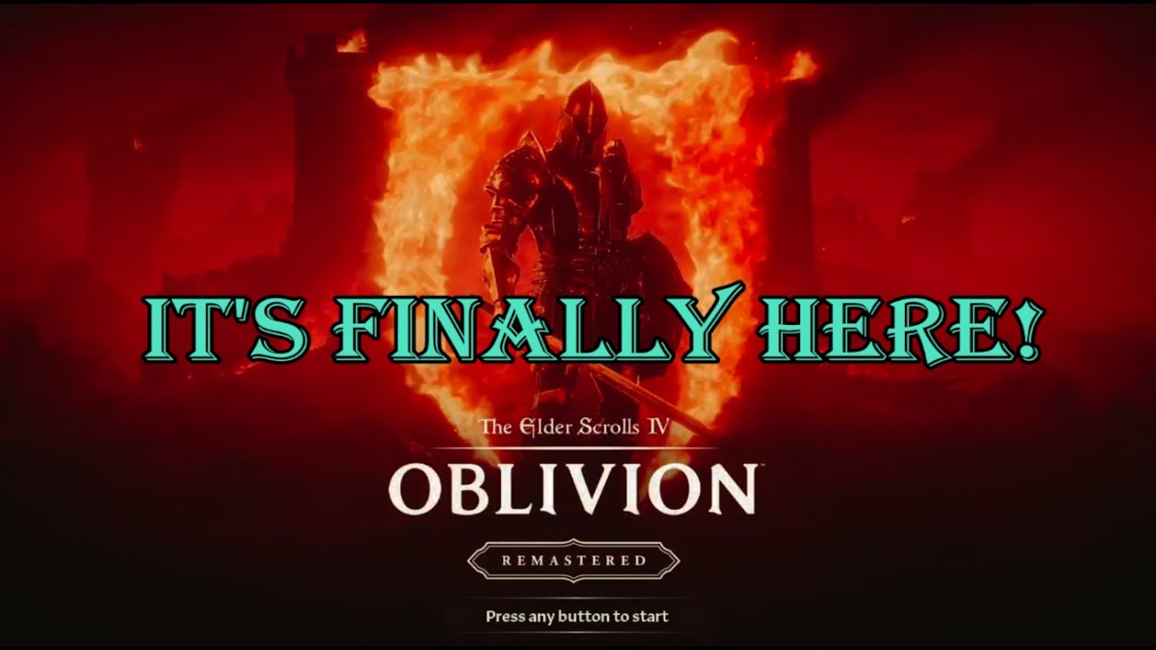 Oblivion remastered The moment we've all been waiting for! YouTube