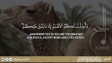 "وَأَذِّن فِي النَّاسِ بِالْحَجِّ " آيات الحج بتحبيـر رائـع || القارئ عبدالعزيز بن صالح الزهراني