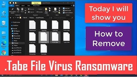 .Tabe file virus Ransomware - Remove .tabe virus + recover .tabe files