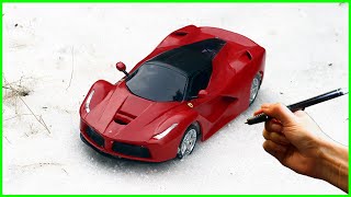 [3D PEN] 페라리 만들기 / feat. 페이퍼 크래프트 Making LaFerrari RC car with 3D pen