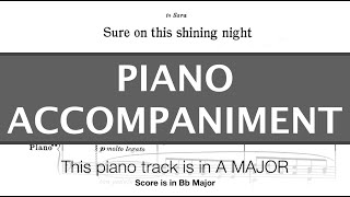 Sure on This Shining Night (Samuel Barber) - Piano Accompaniment in A Major *SPECIAL REQUEST*