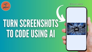 How To Turn The Screenshots To Code Using AI