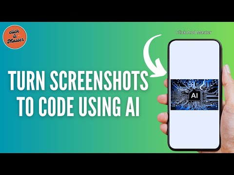 How To Turn The Screenshots To Code Using AI