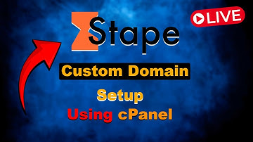 How to Create stape.io Sub Domain Using cPanel Stape By Stape