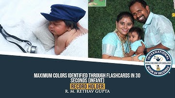 MAXIMUM COLORS IDENTIFIED IN 30 SECONDS INFANT