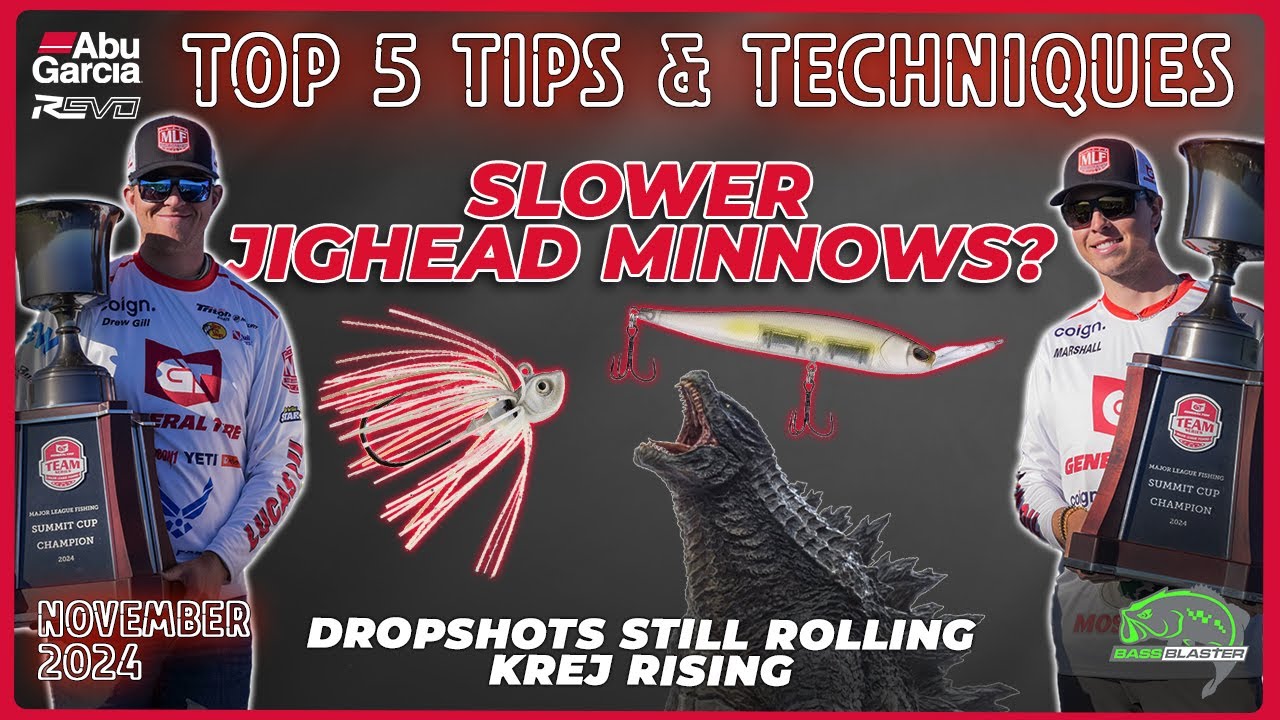Plus Jighead Minnow annual report, JackHammer #1 – Abu Top 5 Tips, Trends in Bass Fishing!