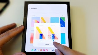 How to change your Wallpaper & Color Palette for Any Samsung Galaxy Z Fold Series Phone screenshot 3