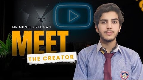 My First Real Video | Official Channel Introduction | Meet the Creator
