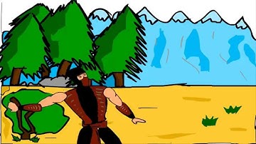 Ninja Running - Flash animation