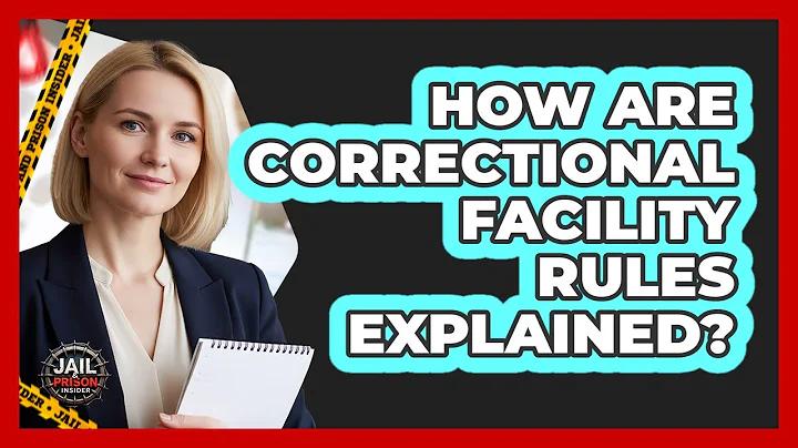 How Are Correctional Facility Rules Explained?