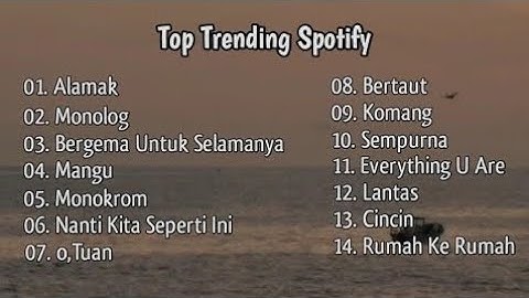 🎧 Kumpulan Lagu Santai Spotify Trending Indonesia 2025