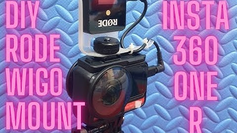 DIY Rode Wireless Go Invisible Mount for Insta360 One R