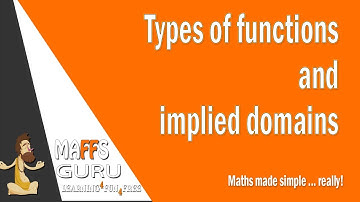 Types of functions and implied domains | Methods 3 and 4 | Year 12 Maths | MaffsGuru