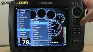 Setting the Units in the Lowrance HDS 10 Generation 2
