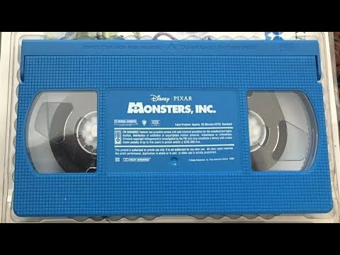 Woody's DVDS and VHS 1 1/2: Monsters, Inc VHS