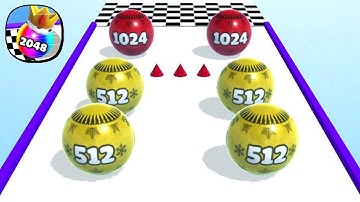 Ball Merge 2048 - All Levels Ball Gameplay Android, iOS ( Level 5915 - 5924 )