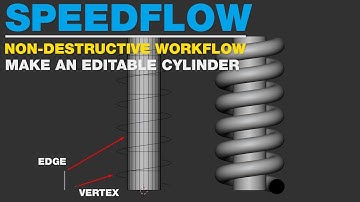 Speedflow - Non destructive workflow - Make a Cylinder