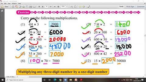 Multiplication : part 1  # std. 4 # page 30 # part 1 # lecture video