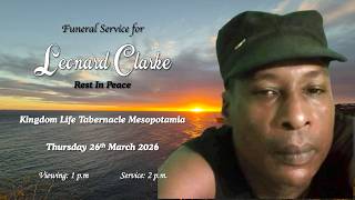 Leonard Clarke - funeral service