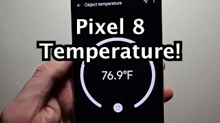 Google Pixel 8 Pro - How to Use Temperature Sensor! screenshot 3