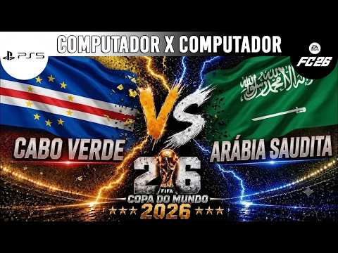 PS5 FIFA 26 - CAPE VERDE VS SAUDI ARABIA - FIFA WORLD CUP™ 2026 / COM VS COM (LEGENDARY AI)