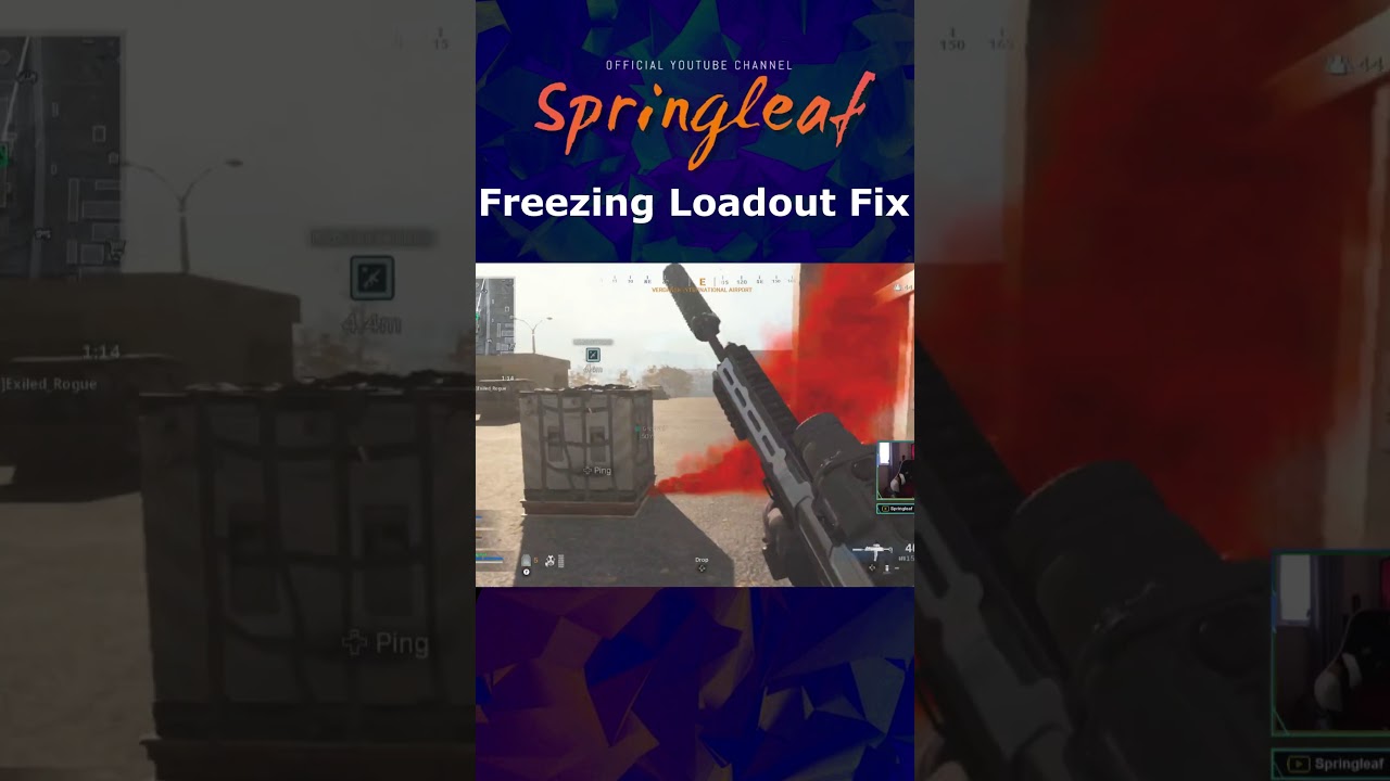Warzone Freezing Loadout Fix 