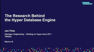 The Research Behind the Hyper Database