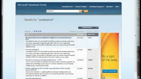 How to: Install The PowerPivot Add-In For Excel