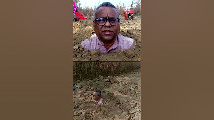 Maharashtra: Farmer protests in unique way, buried himself to get possession of land | #Maharashtra