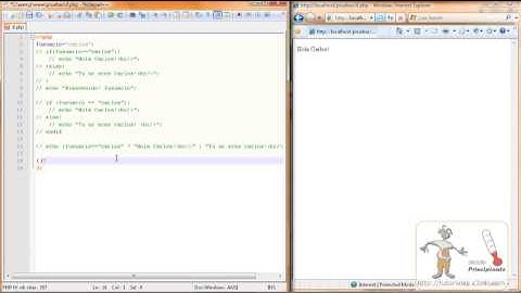 PHP Tutorial: estructura de control IF