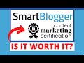 Is Smart Blogger&#39;s CMC Worth It? (Content Marketing Certification Review)