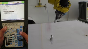 Calibración del Tool Frame (UTOOL) en un robot Fanuc M-10iA (paso a paso).