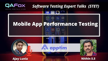 Teaser - STET Talk by Nithin SS on Mobile App Performance Testing